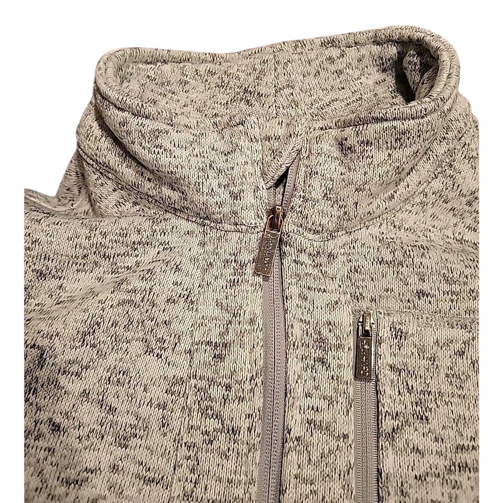 Calvin Klein Calvin Klein Women Gray Zip Long Sleeve Sweater Size M Reg Size M / US 6-8 / IT 42-44 - 11 Thumbnail