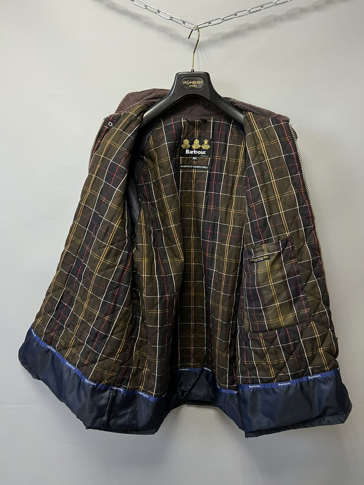 Barbour BARBOUR Highpeak Waterproof And Breathable Navy Jacket Size US XXL / EU 58 / 5 - 2 Thumbnail