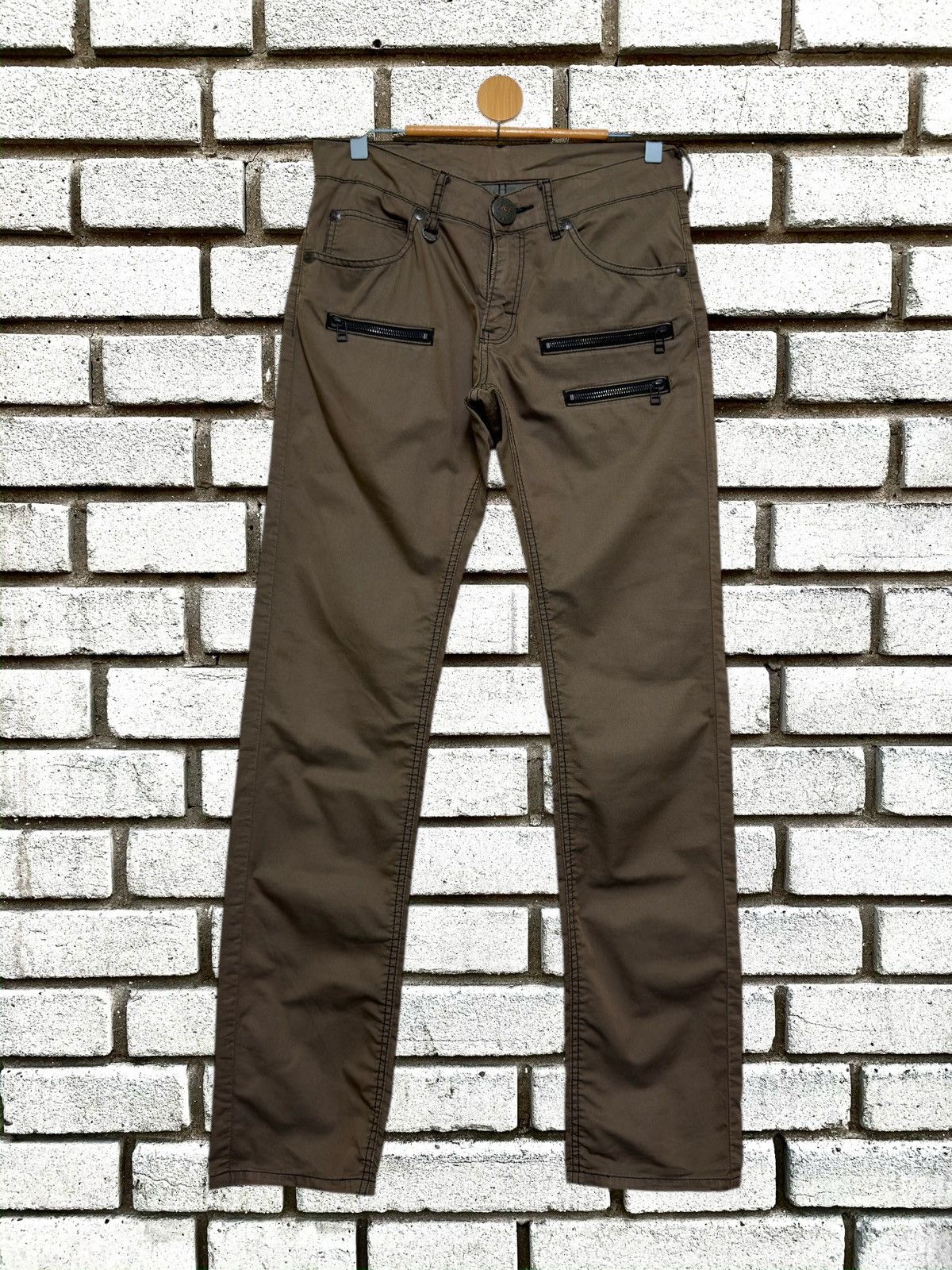 Lee Vintage Lee Riders Buckle Biker Style Low Rise Zipper Pant Size US 29 - 1 Thumbnail