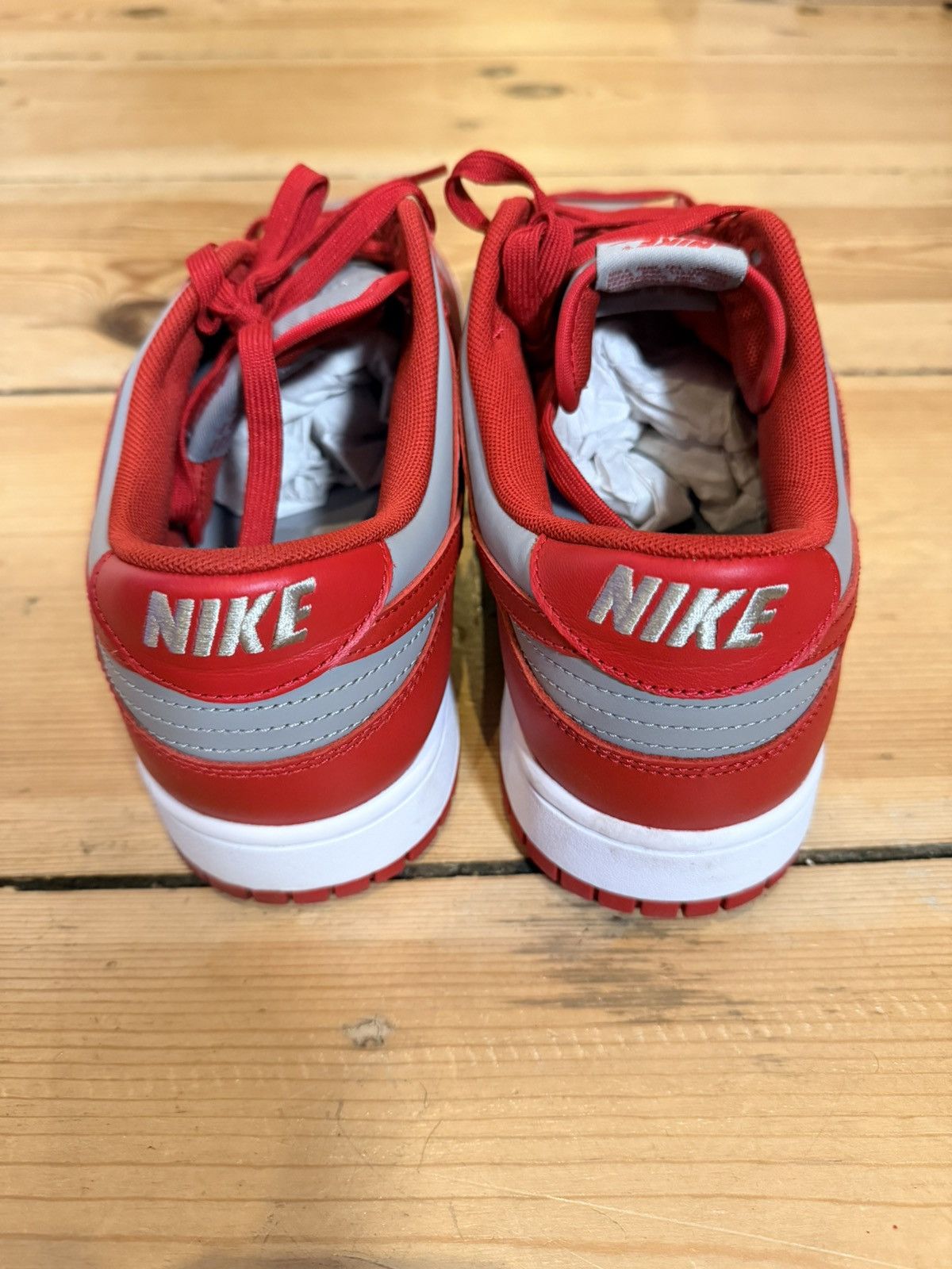 Nike Nike Dunk Low “Medium Grey / Varsity Red” DS, US 13 (2010) Size US 13 / EU 46 - 5 Thumbnail