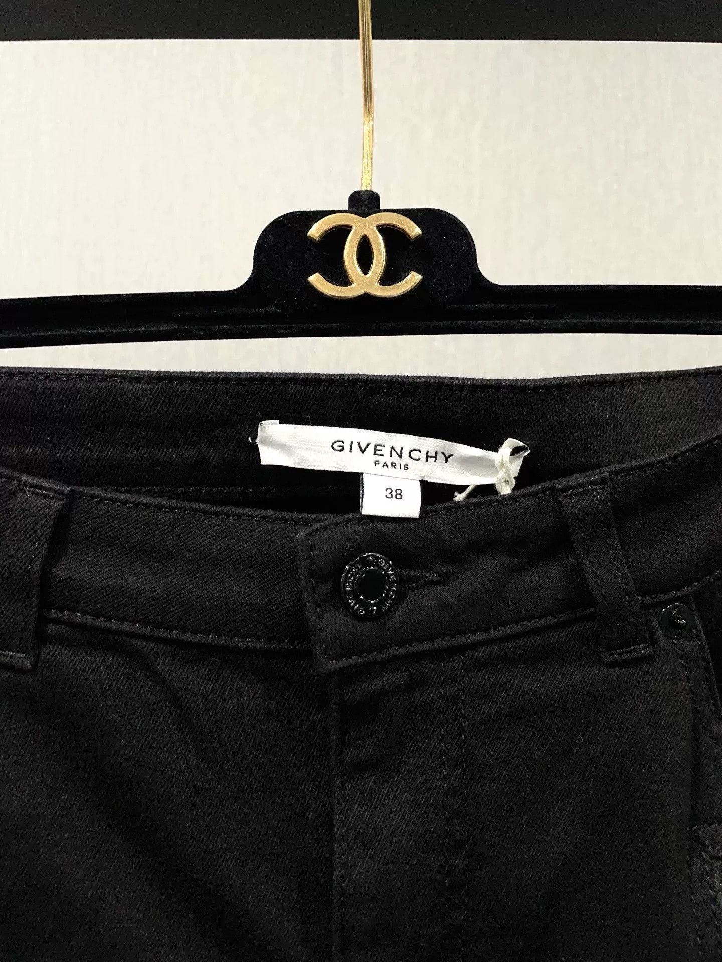 Givenchy GIVENCHY Black Zipper Design Skinny Jeans Size US 38 / EU 54 - 3 Thumbnail
