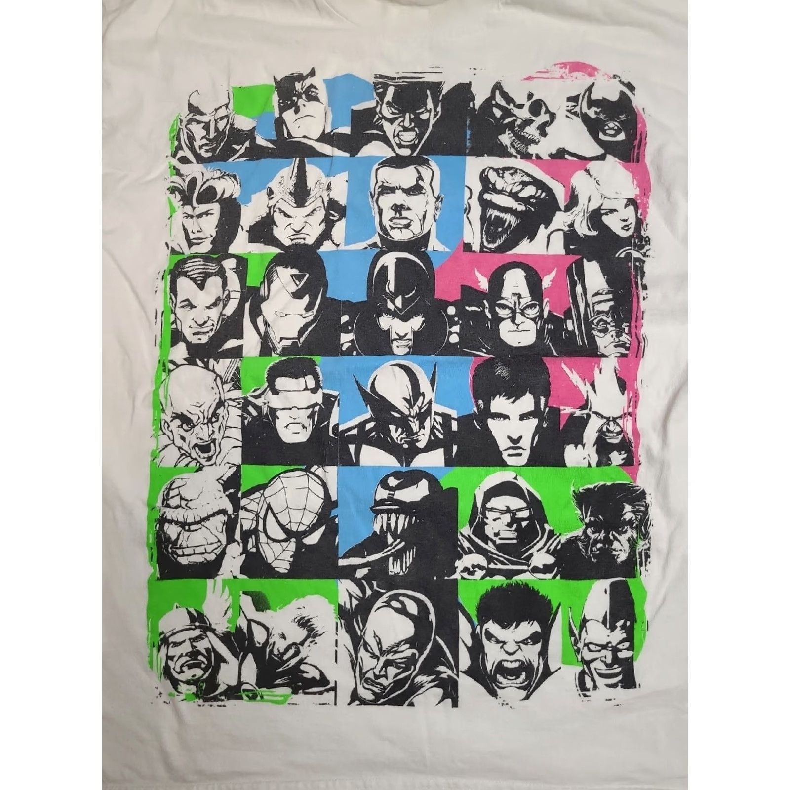 Vintage Marvel Graphic T-Shirt Adult XL White Mens Size US XL / EU 56 / 4 - 2 Thumbnail