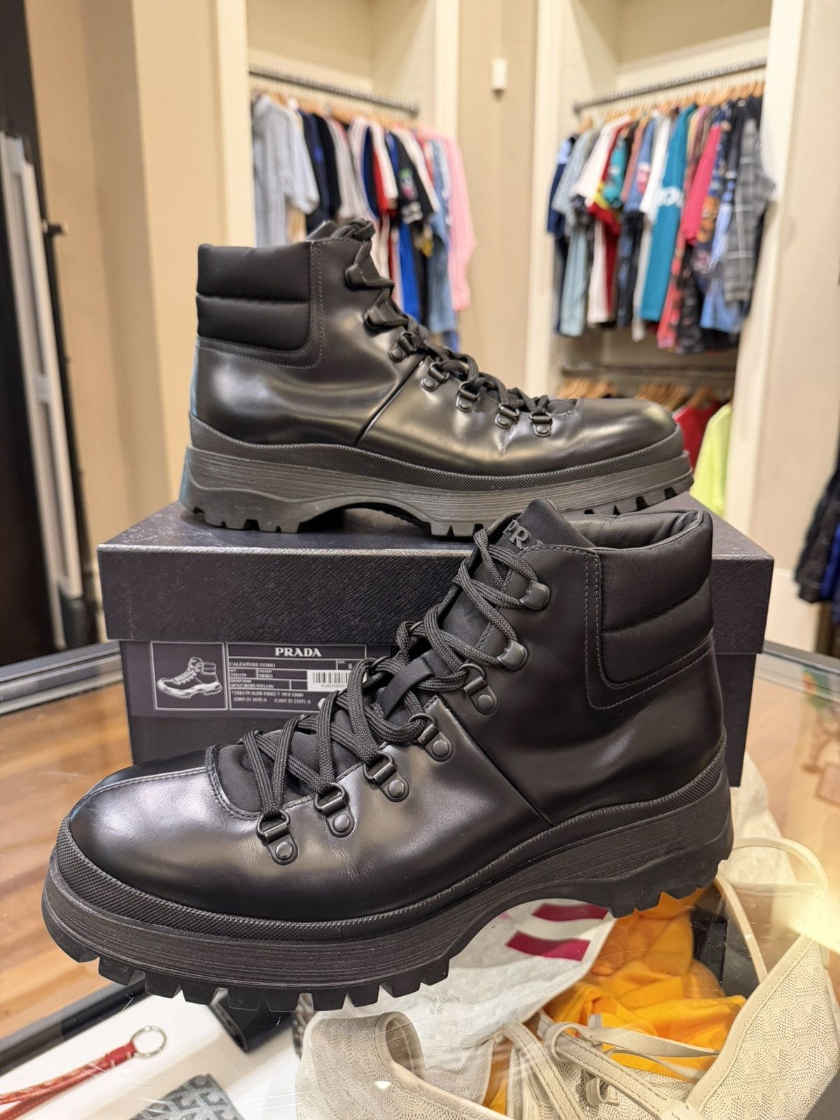 Prada Prada Brixxen Leather Ankle Boots Size US 9 / EU 42 - 3 Thumbnail