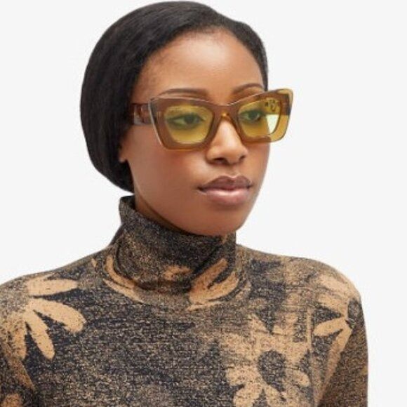Gucci 🕶️ New Gucci GG1552S 004 Brown/Light Green Sunglasses Size ONE SIZE - 2 Thumbnail