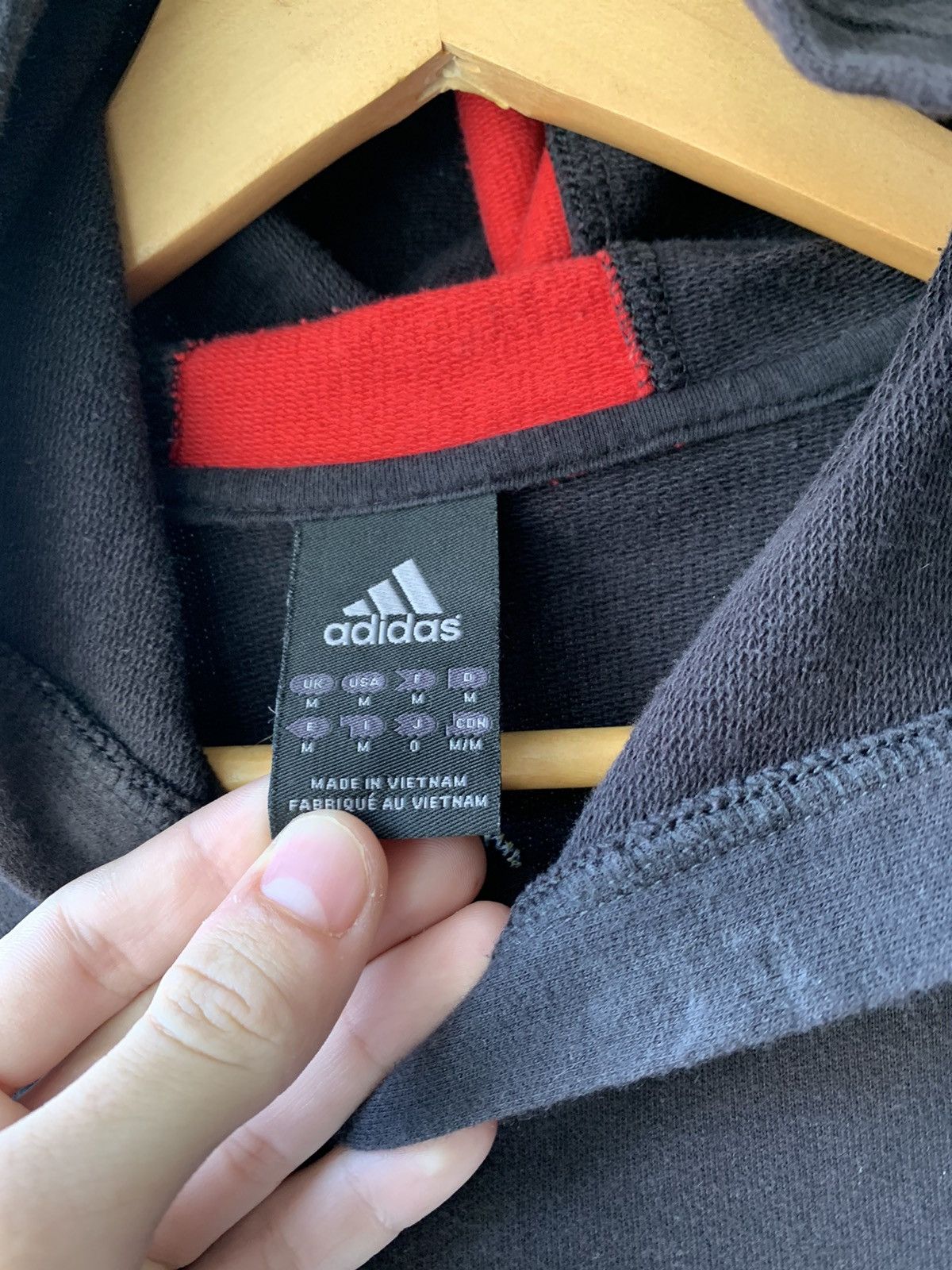 Adidas × Vintage 🔥ADIDAS AC MILAN VINTAGE 00’s BLOKCORE HOODIE TRACK Size US M / EU 48-50 / 2 - 13 Thumbnail