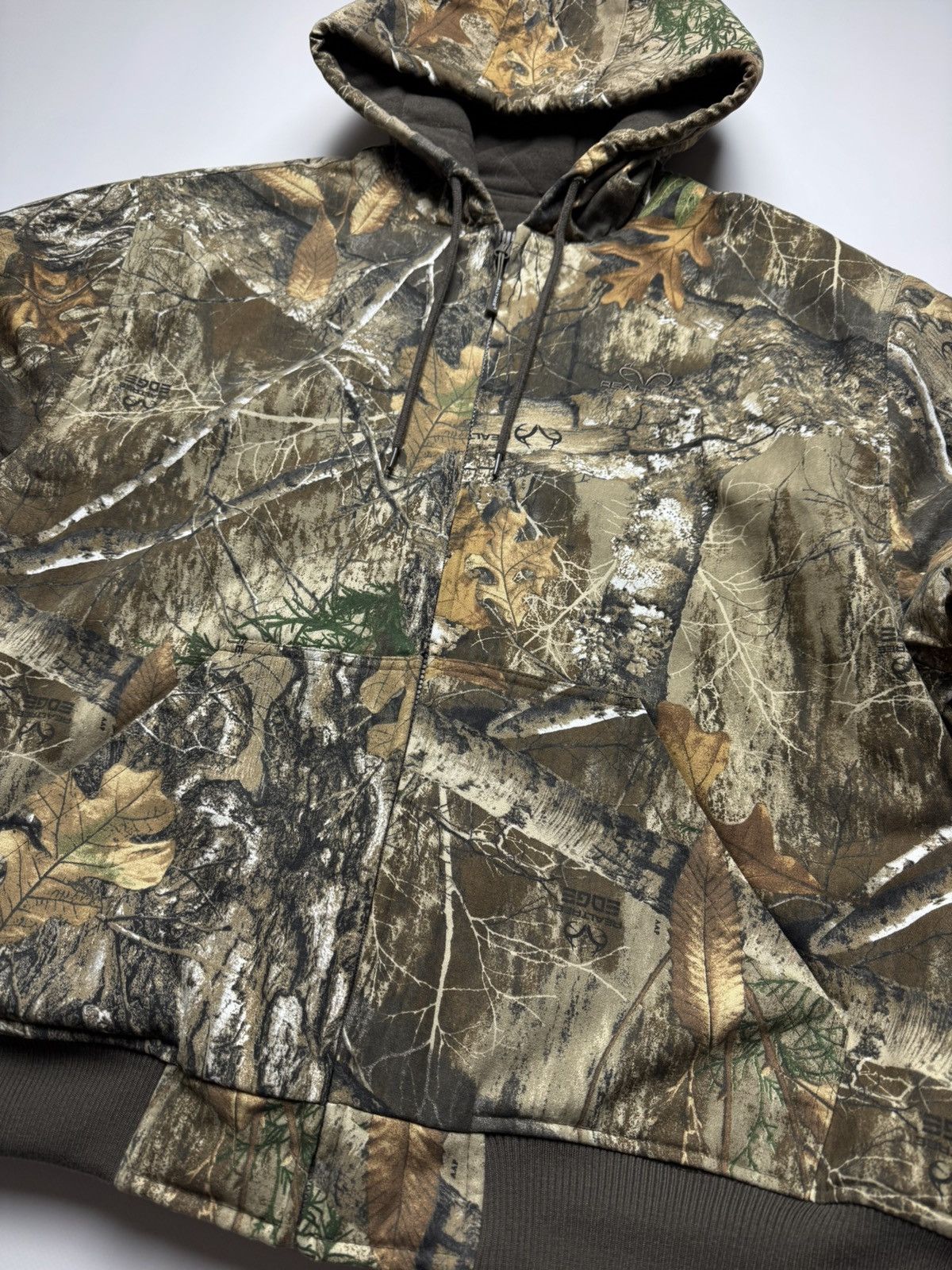 Realtree Realtree Edge Camo Quilted Lined Hooded Bomber Jacket - XL Size US XL / EU 56 / 4 - 5 Thumbnail
