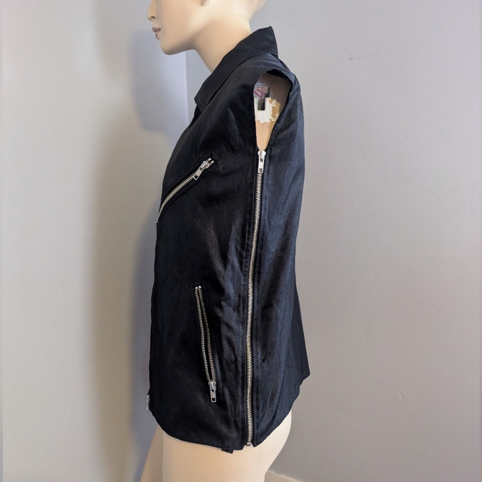 Ann Demeulemeester Vintage Ann Demeulemeester Vest Snaps + Zip Sides 38 EU 6 US Size S / US 4 / IT 40 - 10 Thumbnail