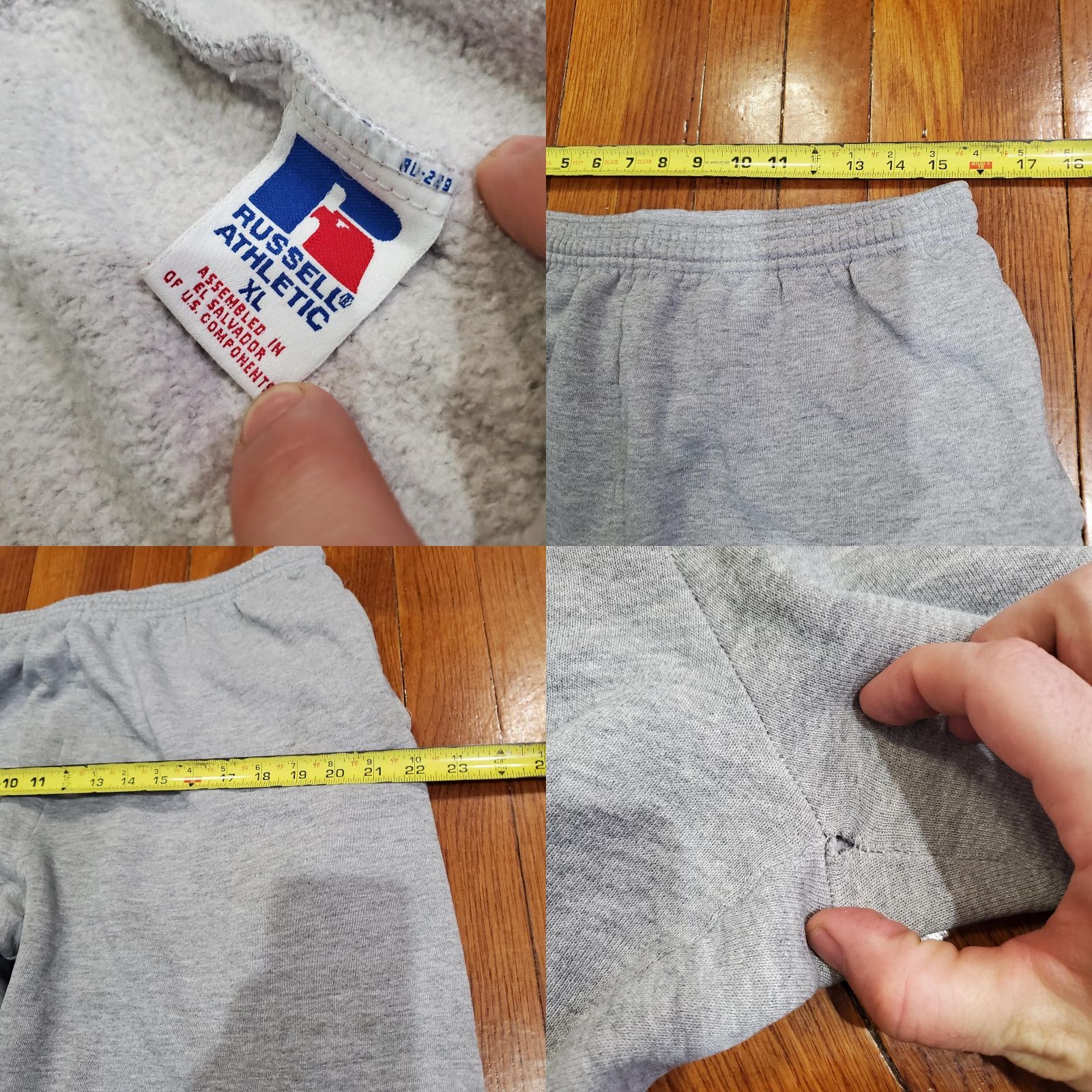 Russell Athletic VINTAGE Russell Athletic Sweatpants Mens XL Gray Fleece Joggers Elastic Cuffed Lounge Size US 36 / EU 52 - 8 Thumbnail
