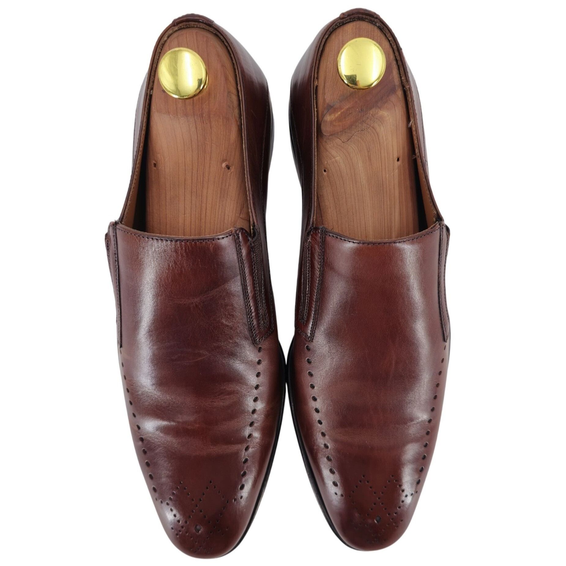 Mezlan Mezlan Spain Men size 9 Burnished Brown Calf Leather Dress S Size US 9 / EU 42 - 2 Thumbnail