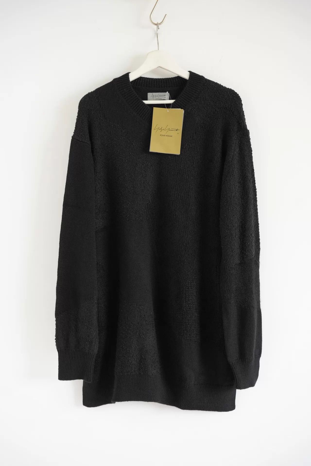 Yohji Yamamoto Yohji Yamamoto 24AW Distressed Patchwork Sweater Size US L / EU 52-54 / 3 - 1 Thumbnail