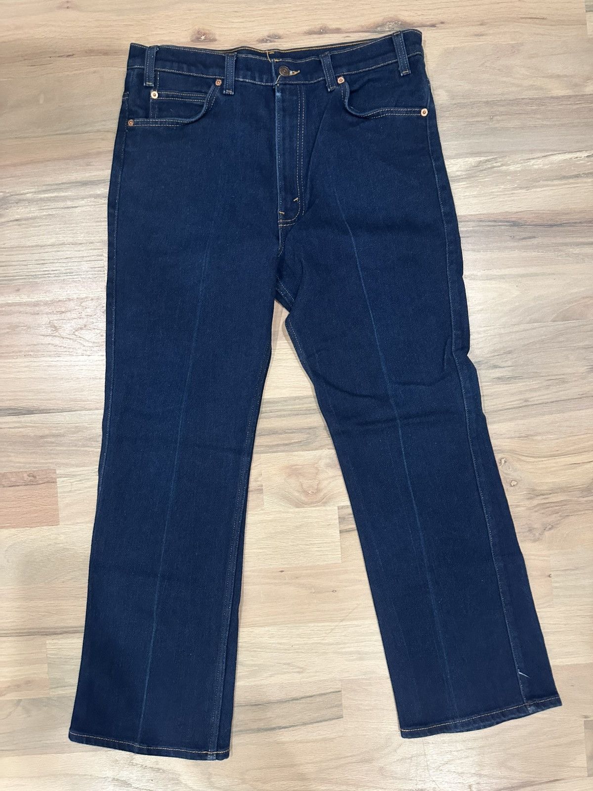 Levi's Vintage 90s Levis Orange Tab 517 Poly Cotton Bootcut 34x29 Size US 34 / EU 50 - 2 Thumbnail