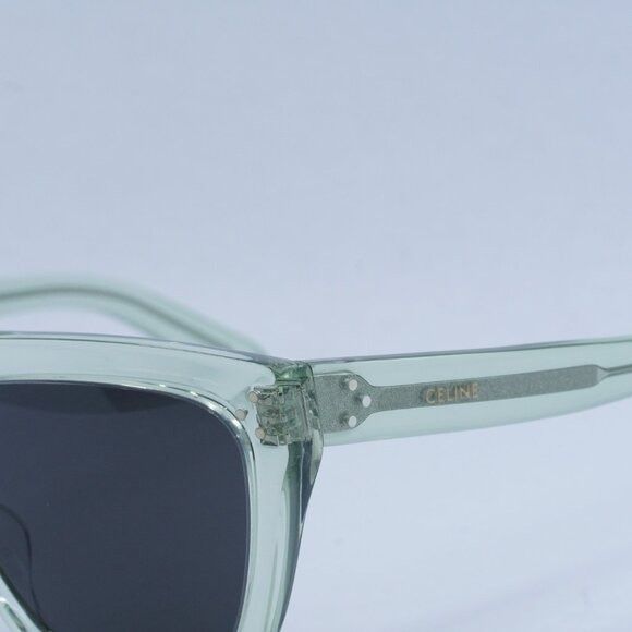 Celine New Celine CL40256I 93A Sunglasses - Light Green Transparent Size ONE SIZE - 3 Thumbnail