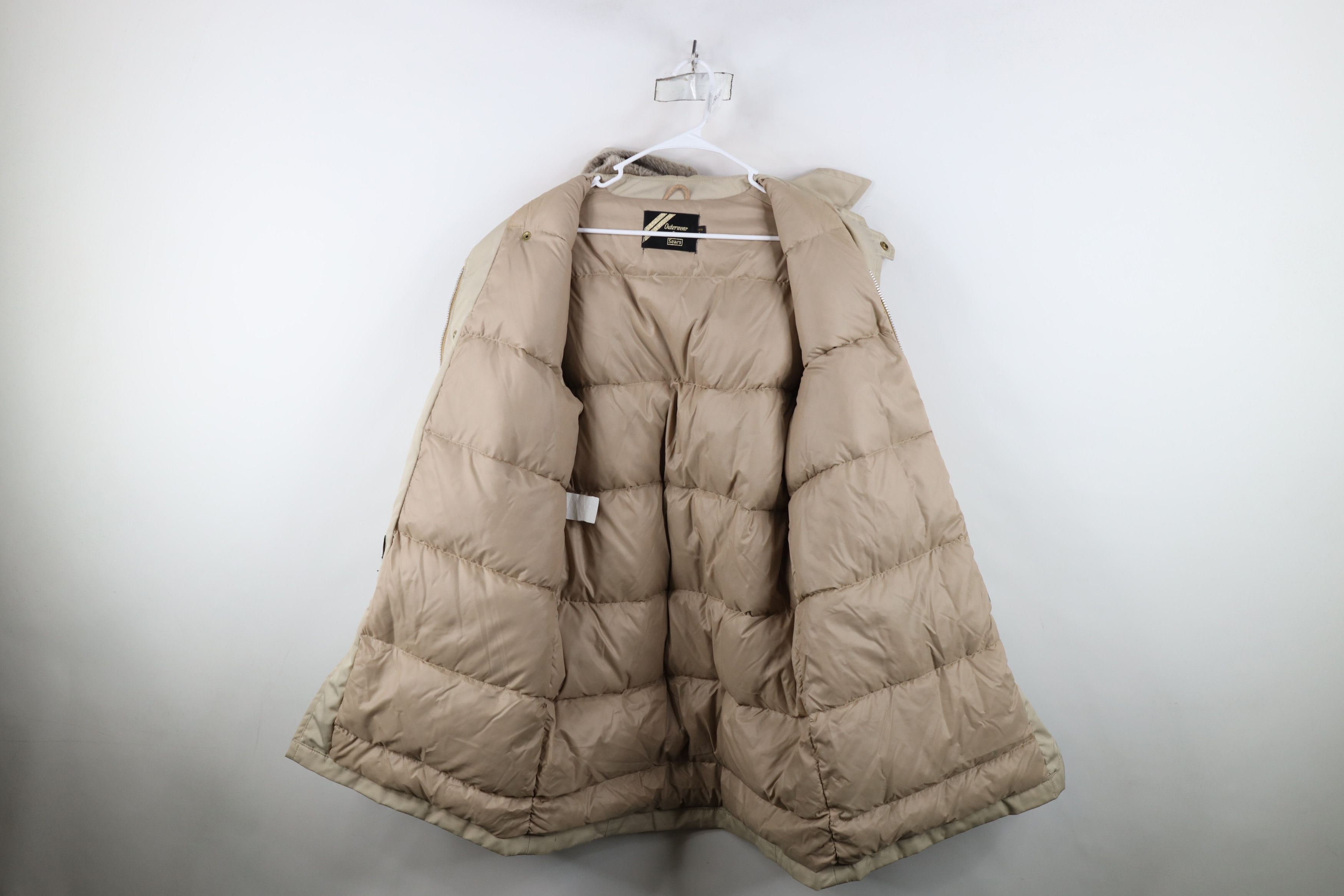 Vintage Vintage 70s Streetwear Belted Duck Down Puffer Trench Coat Size US L / EU 52-54 / 3 - 8 Thumbnail