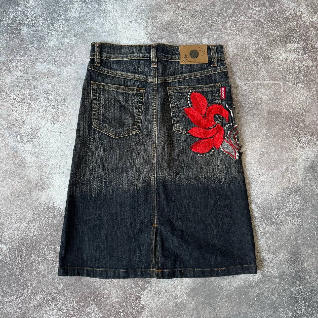 20471120 × Hysteric Glamour Amazing Washed Y2K Sexy Mini Skirt (rick owens style) Size 25" / US 0 / IT 36 - 2 Thumbnail