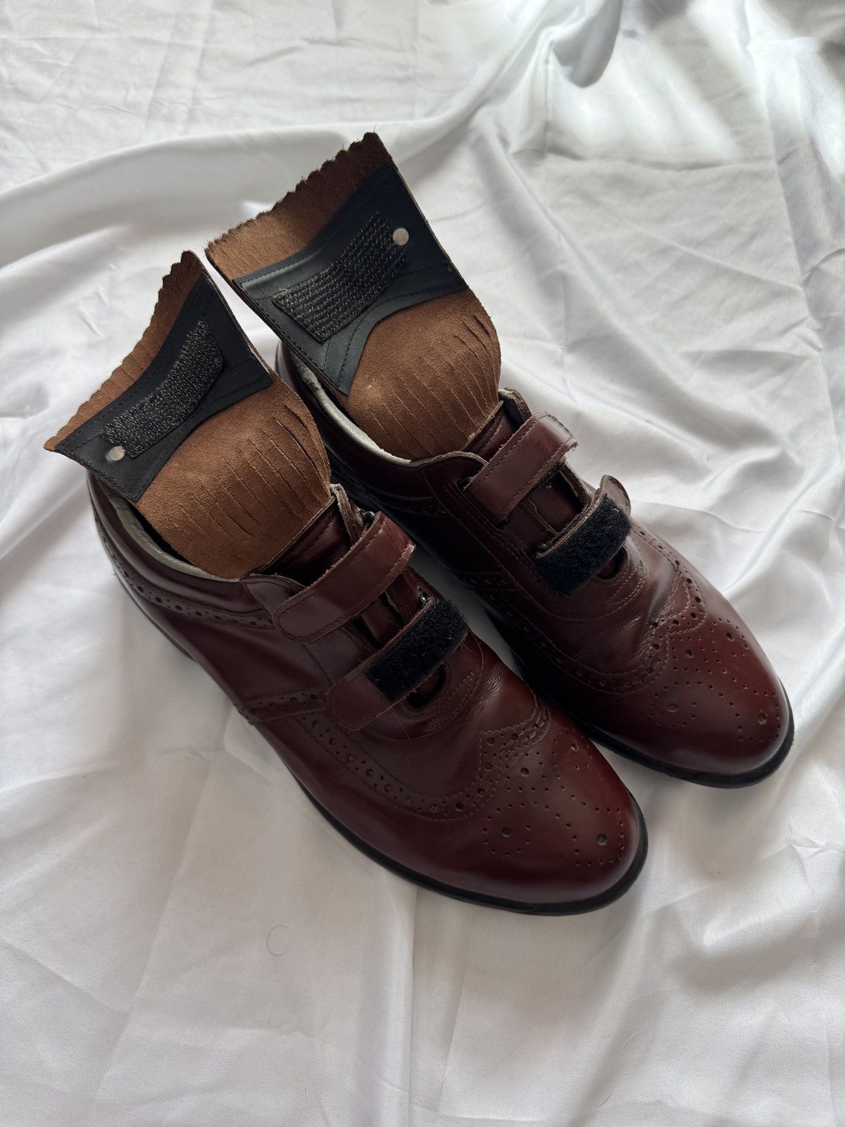 Adidas 1993 Adidas Golf Saddle Vintage Rare Retro Leather Shoes Size US 11 / EU 44 - 9 Thumbnail