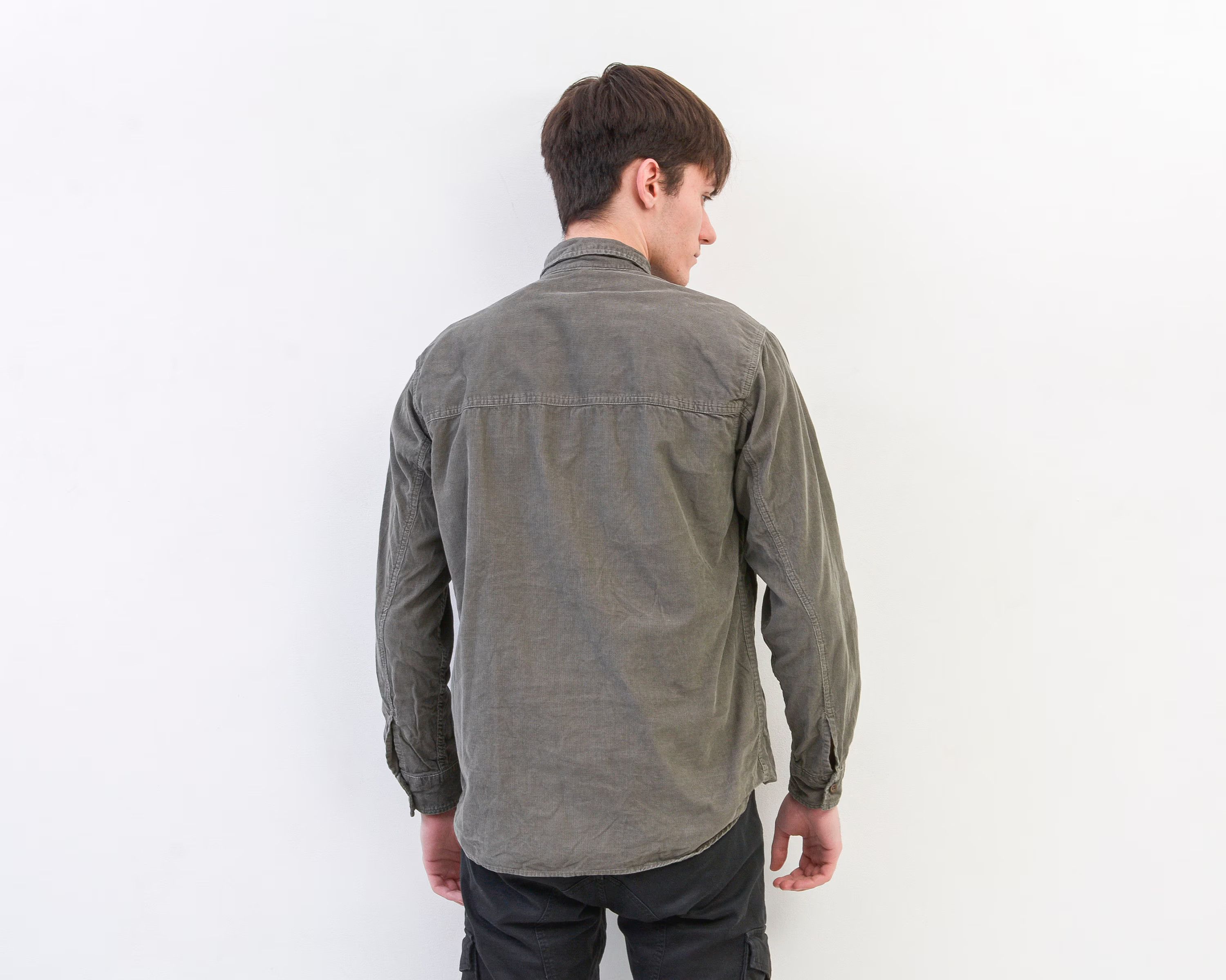 Other × Vintage WATSON'S Men M Casual Shirt Corduroy Cotton Cord Retro Size US M / EU 48-50 / 2 - 4 Thumbnail