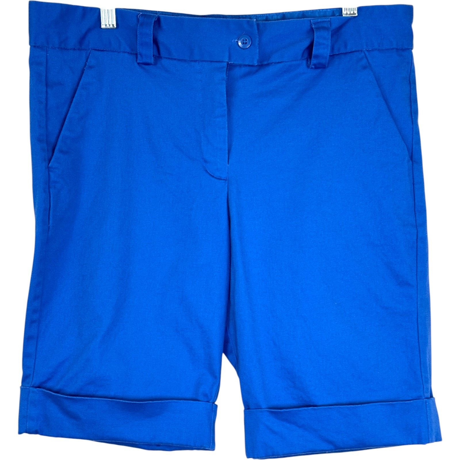 Other The Limited Shorts Size 12 Blue Cuffed Cotton Blend Stretch Size 34" / US 12 / IT 48 - 1 Thumbnail