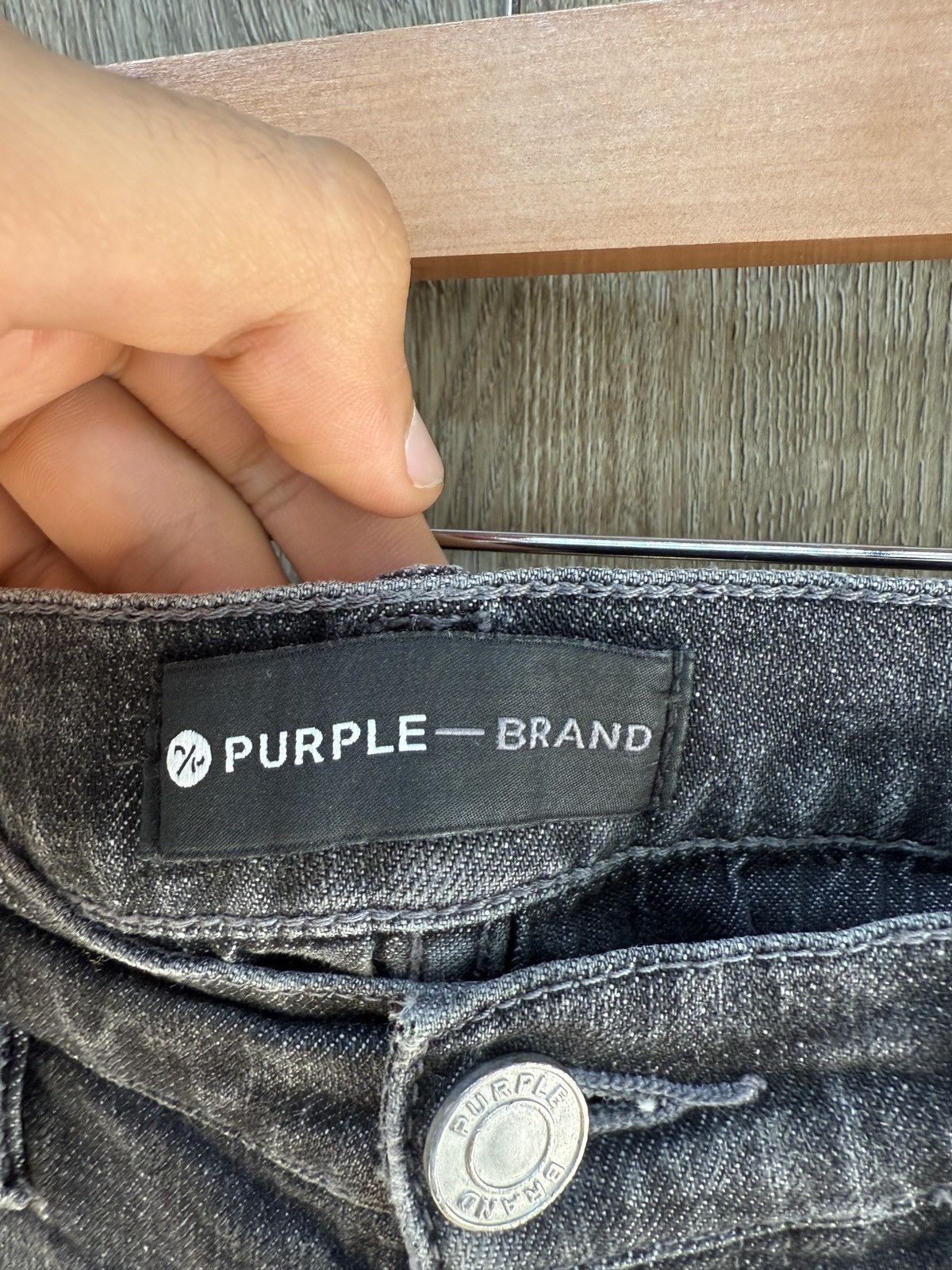 Purple Brand Purple Grey Denim Jeans Size US 32 / EU 48 - 6 Thumbnail