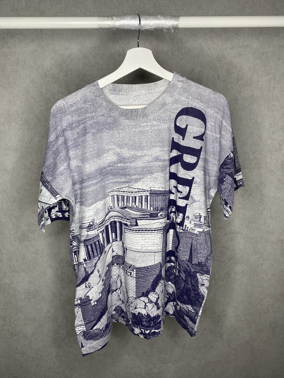 Vintage Vintage Y2K Greece Greek Mythology All Over Print T Shirt XL Size US XL / EU 56 / 4 - 1 Thumbnail