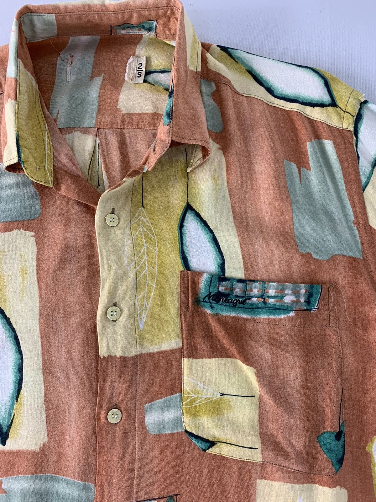 Montagut Hype 90s Montagut Casual Button Up Shirt Art Design Size US L / EU 52-54 / 3 - 3 Thumbnail