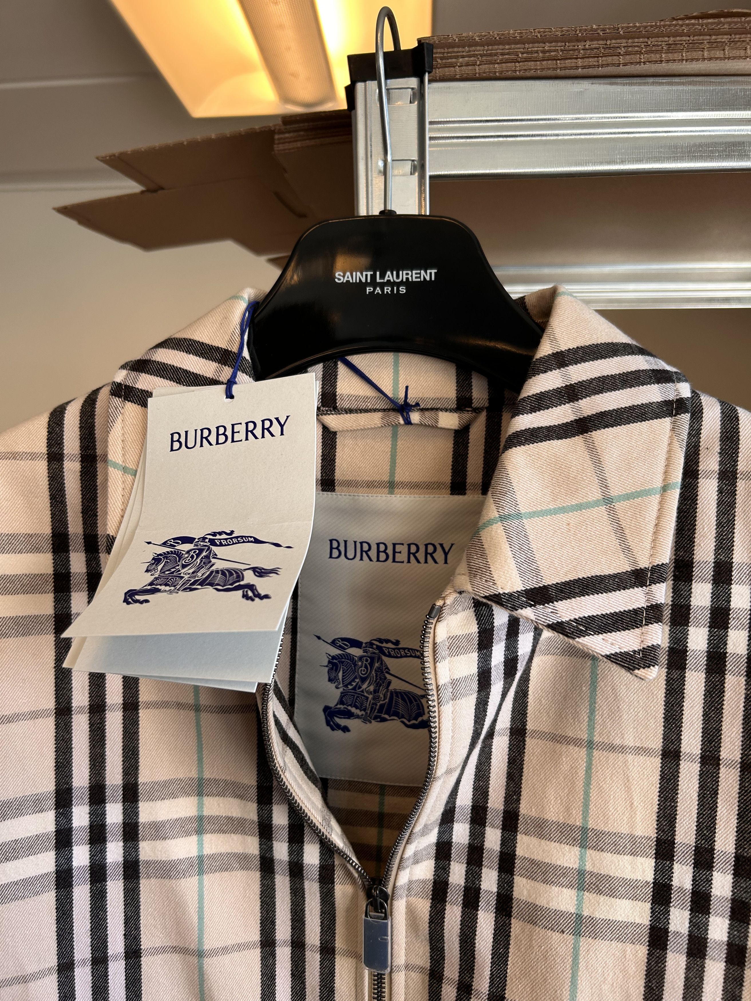 Burberry Burberry Check Jacket Size US L / EU 52-54 / 3 - 6 Thumbnail