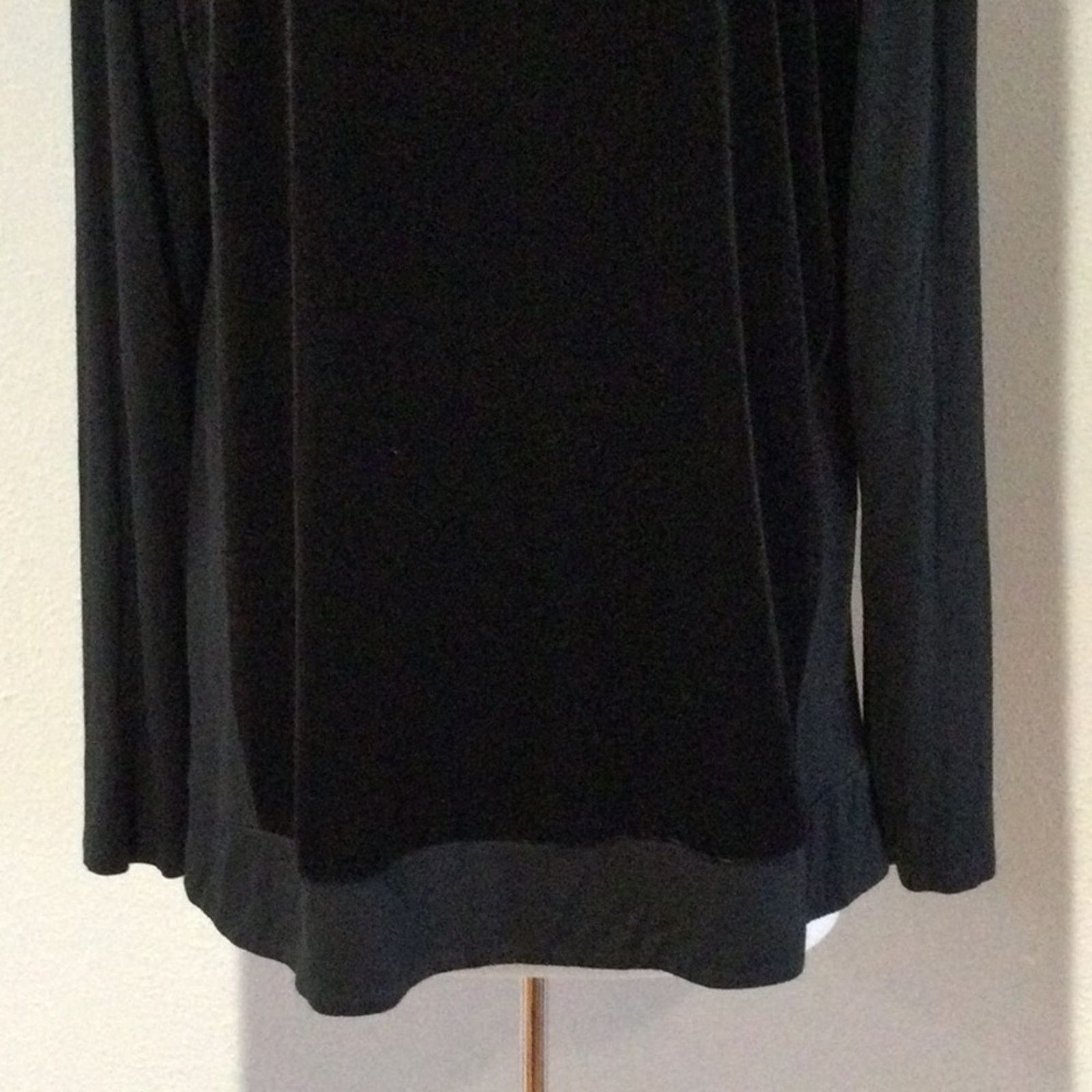Other J. Jill Wearever Collection Black Long Sleeve Top Size L Size L / US 10 / IT 46 - 3 Thumbnail