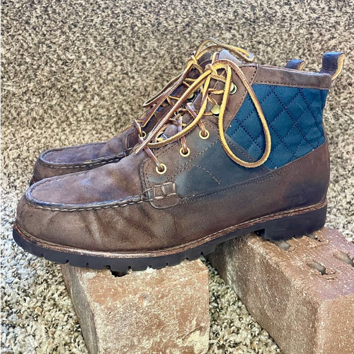 Polo Ralph Lauren Polo Ralph Lauren Rupert Oiled Leather Chukka Boot Brown 10D Size US 10 / EU 43 - 4 Thumbnail