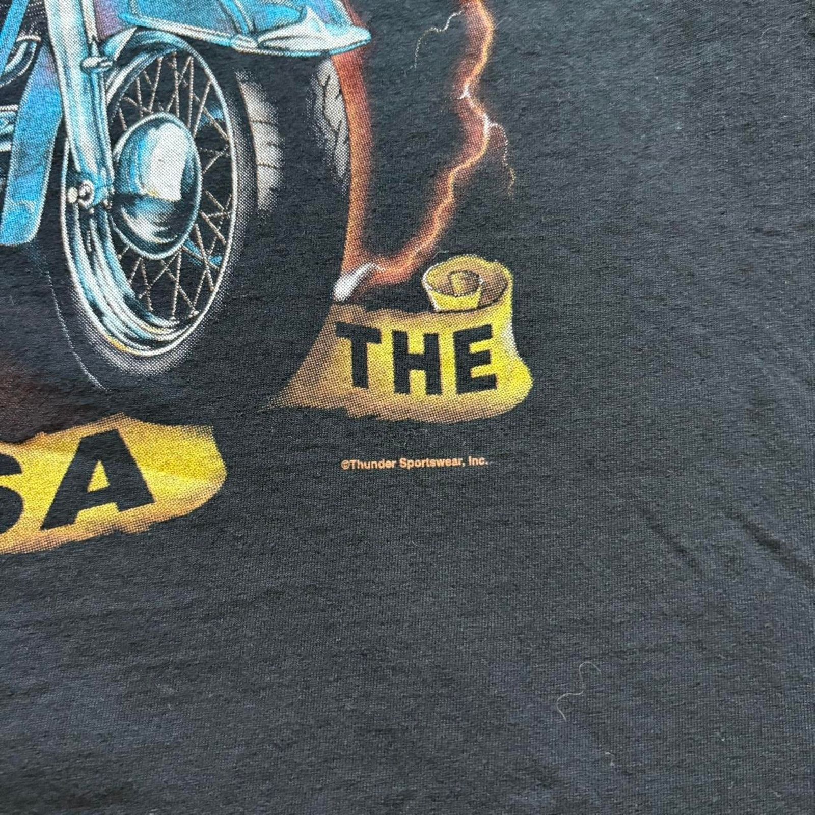 Vintage Vintage 1990s american thunder biker Size US XL / EU 56 / 4 - 3 Thumbnail