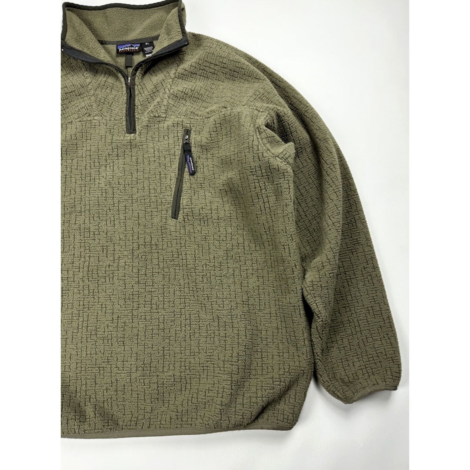 Patagonia VINTAGE Patagonia Synchilla 1/4 Zip Pullover Jacket XL Green Fleece Jacket Men Pullover Zip 1/4 Zip Casual Workwear 2001 Fall Synchilla Size US XL / EU 56 / 4 - 4 Thumbnail