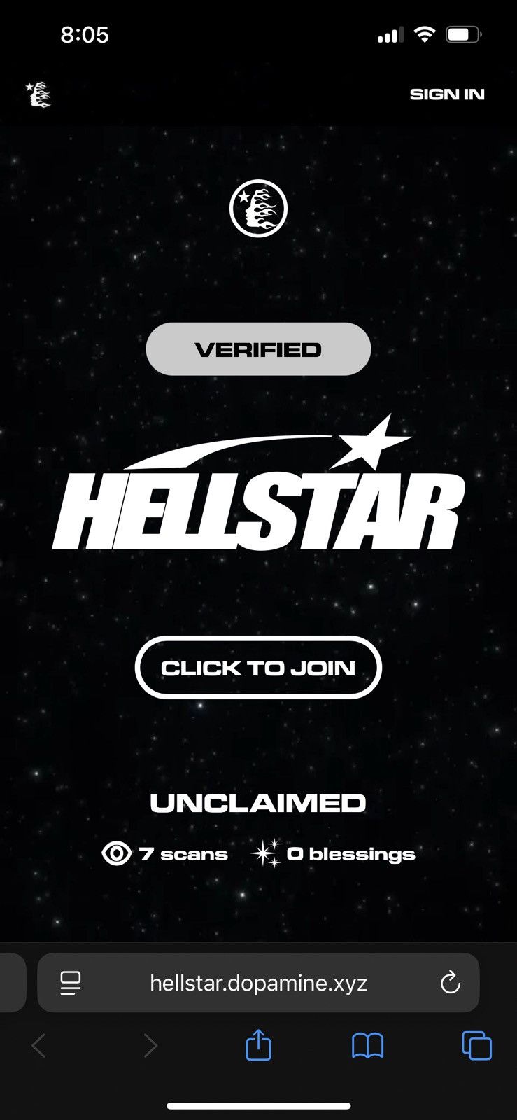 HELLSTAR Hellstar No Guts No Glory Tee Size US M / EU 48-50 / 2 - 7 Thumbnail