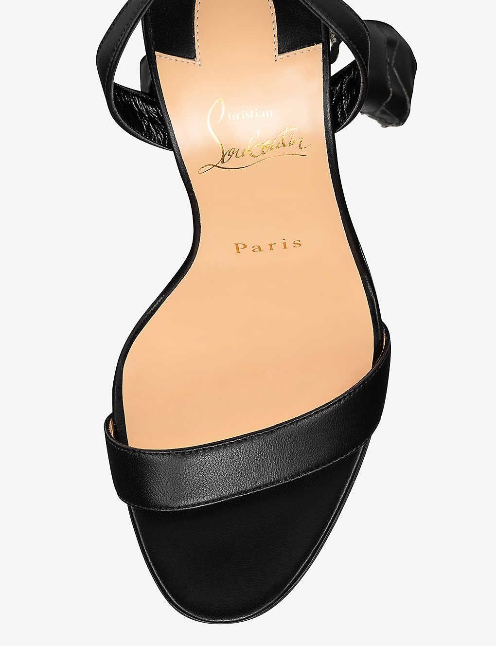 Christian Louboutin o1bcso1str0825 Loubi Girl 100 in Black Size US 5 / IT 35 - 4 Thumbnail