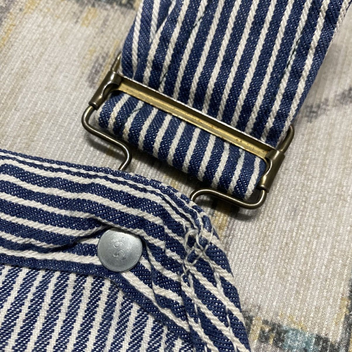 Sears Vintage 60s Sears Roebuck Overall Hickory Striped Size US 32 / EU 48 - 20 Thumbnail