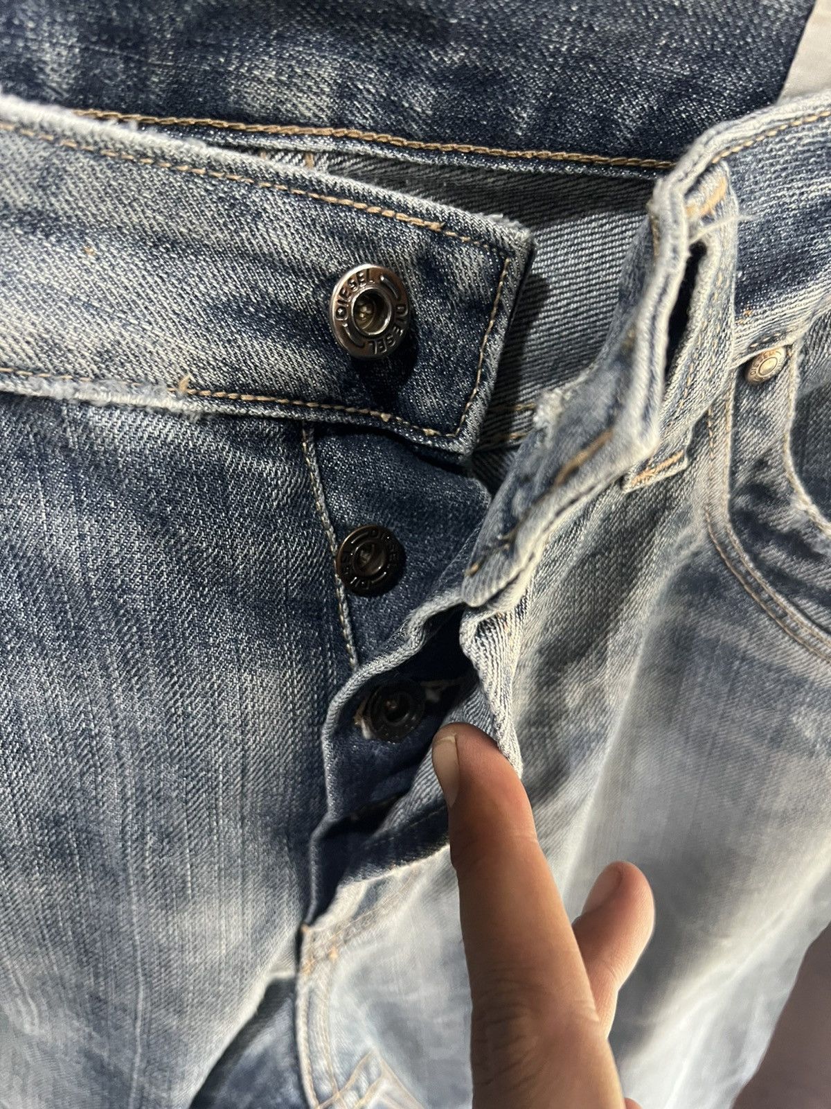 🔥Vintage Diesel Cardiel Made in Italy Distressed Denim