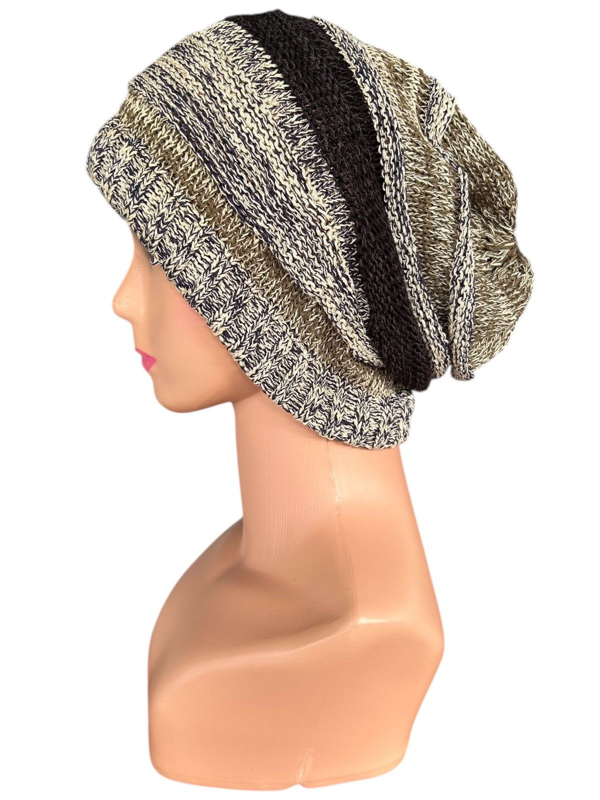 Japanese Brand × Kapital × Vintage Crochet Knitted Handmade Beanie Hats Size ONE SIZE - 1 Thumbnail