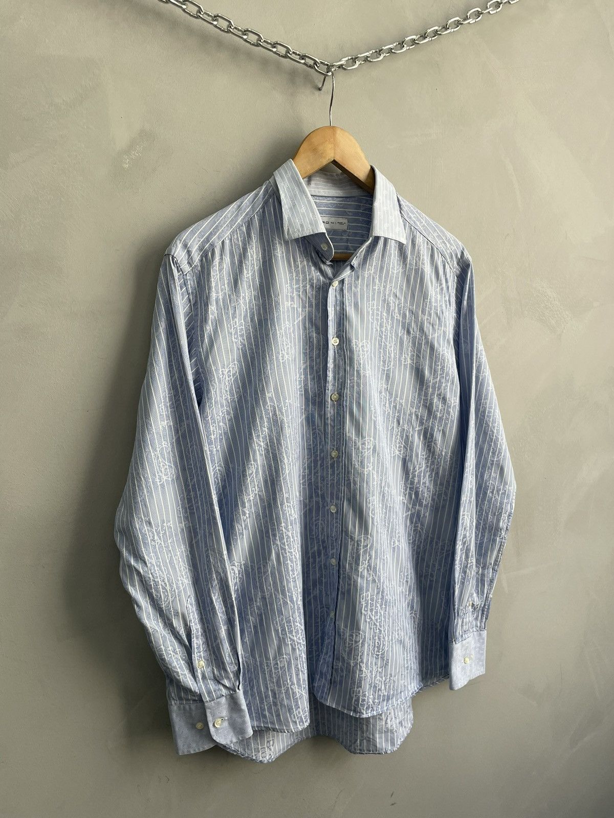 Etro Luxury Etro casual shirt button up Size US XL / EU 56 / 4 - 2 Thumbnail