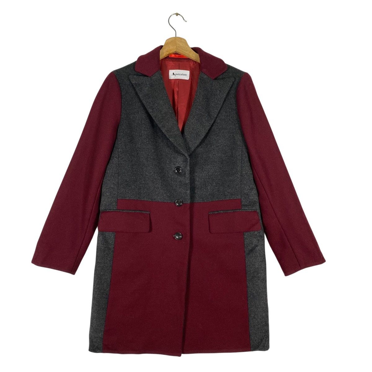 Aquascutum Vintage Aquascutum Wool Long Button Jacket S Size Grey Size US S / EU 44-46 / 1 - 1 Thumbnail
