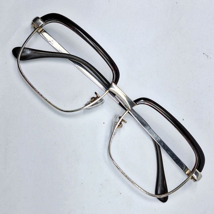 Other VINTAGE 1980s No.5117 Browline Glasses 52mm Classic Square Size ONE SIZE - 1 Thumbnail