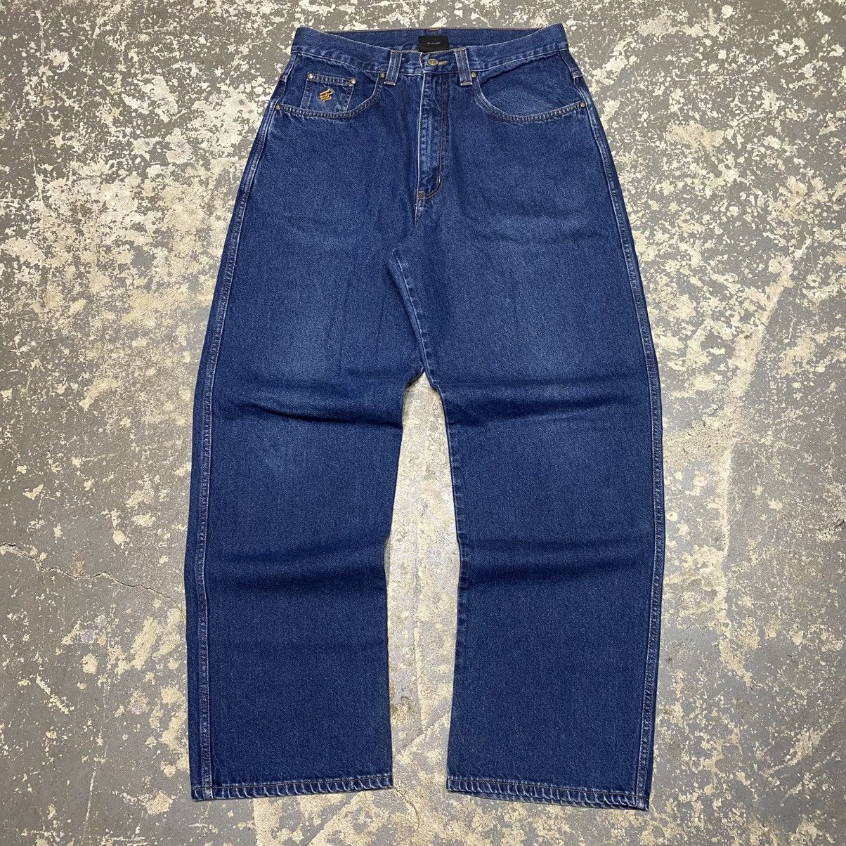 JNCO × Rocawear × Vintage Vintage RocaWear Baggy Blue Denim Pants Size US 33 - 4 Thumbnail