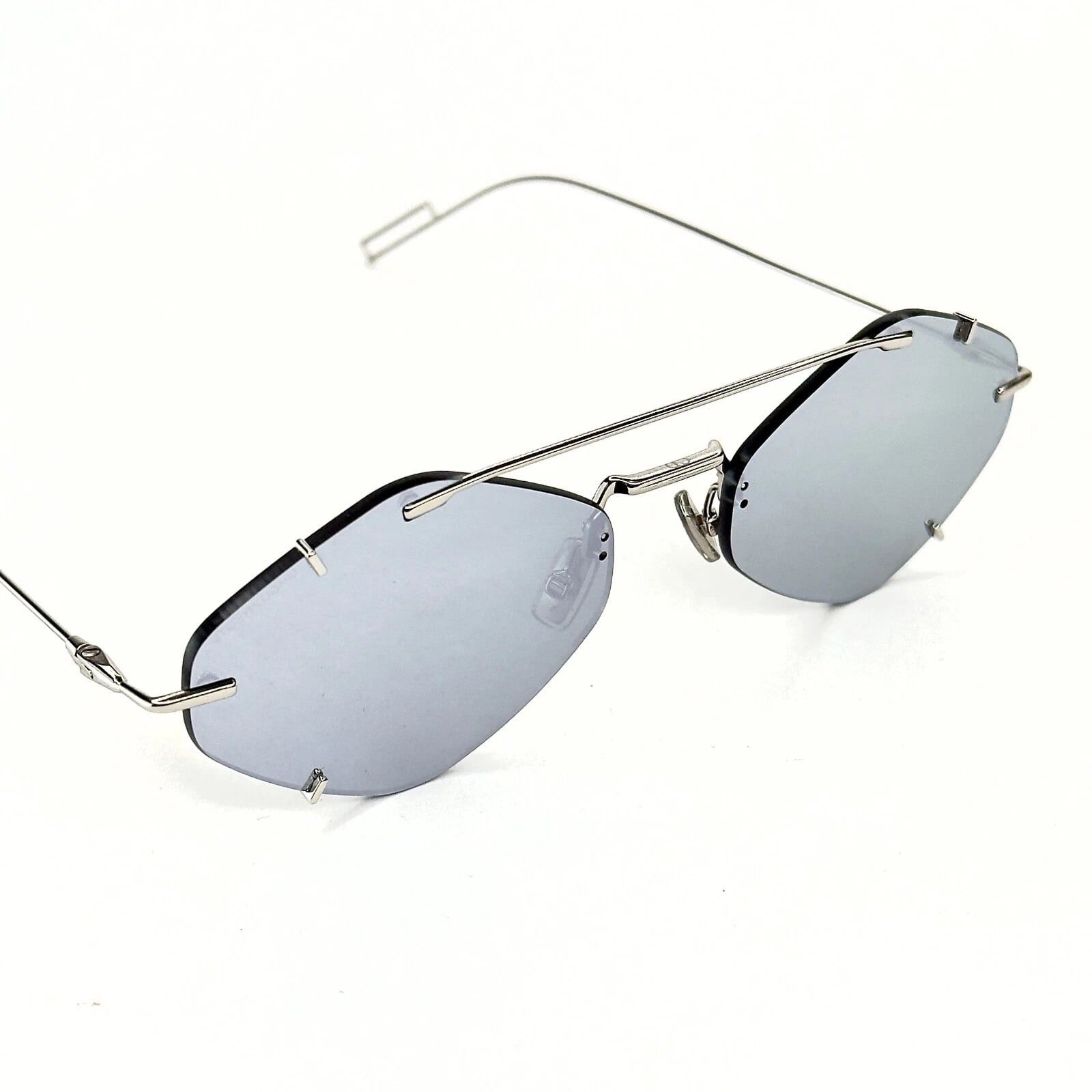 Christian Dior Monsieur CHRISTIAN DIOR INCLUSION Silver Mirrored Fashion Sunglasses Size ONE SIZE - 5 Thumbnail