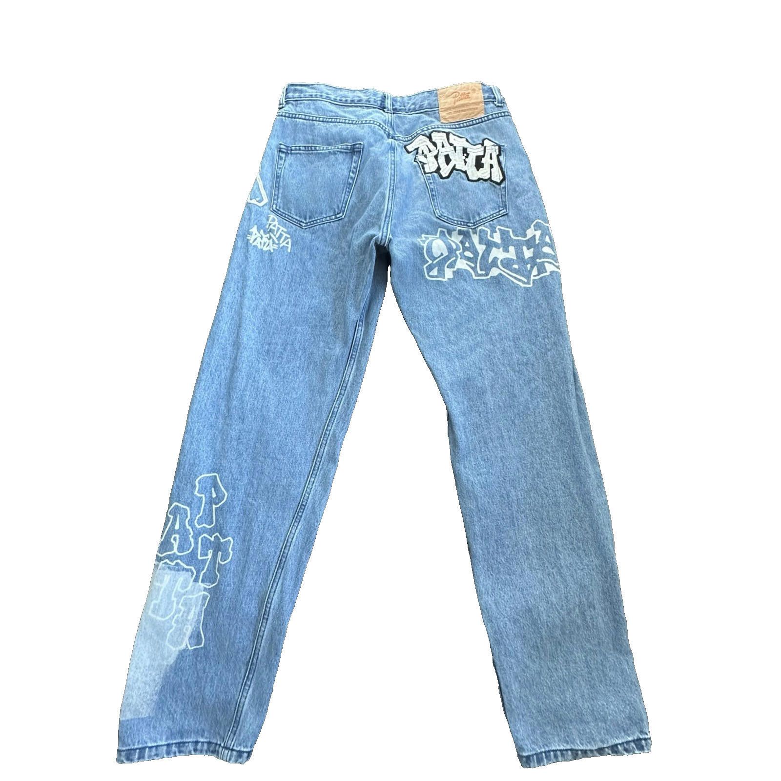 Patta Patta Graffiti Denim Pants Size US 32 / EU 48 - 2 Thumbnail