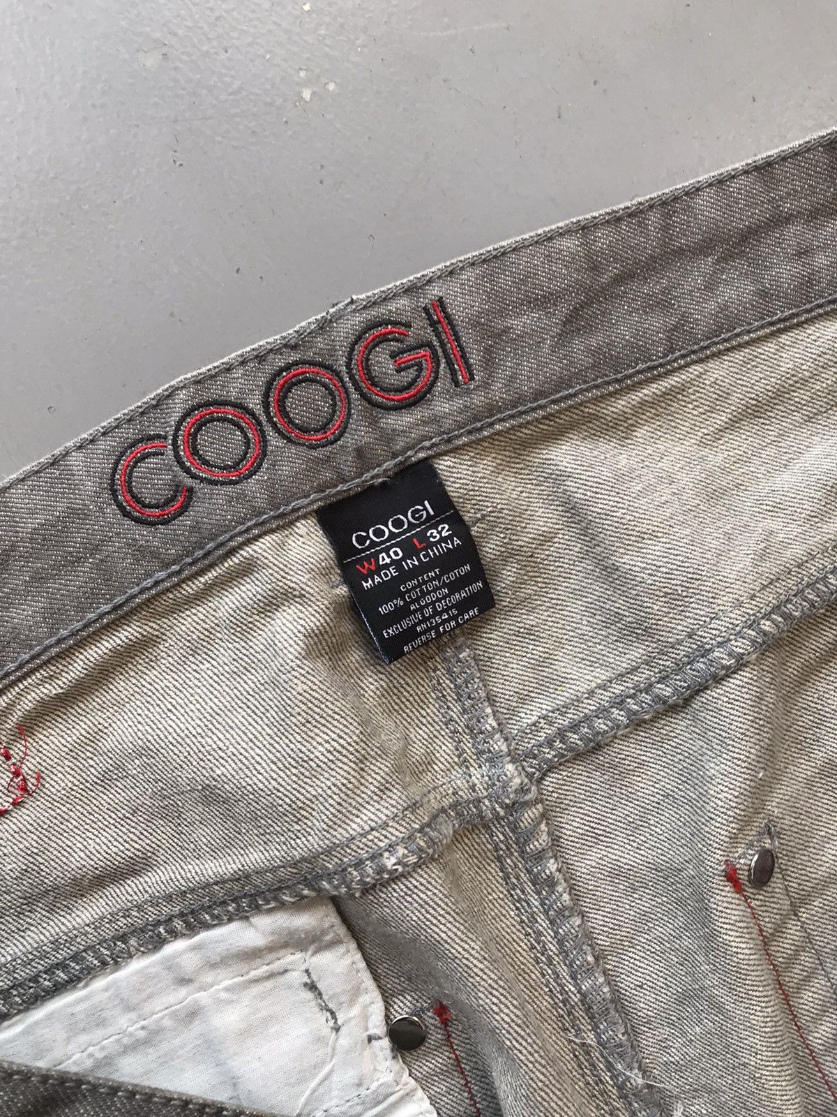 Coogi × Vintage Vintage Coogi logo embroidered loose fit denim Size US 42 / EU 58 - 5 Thumbnail