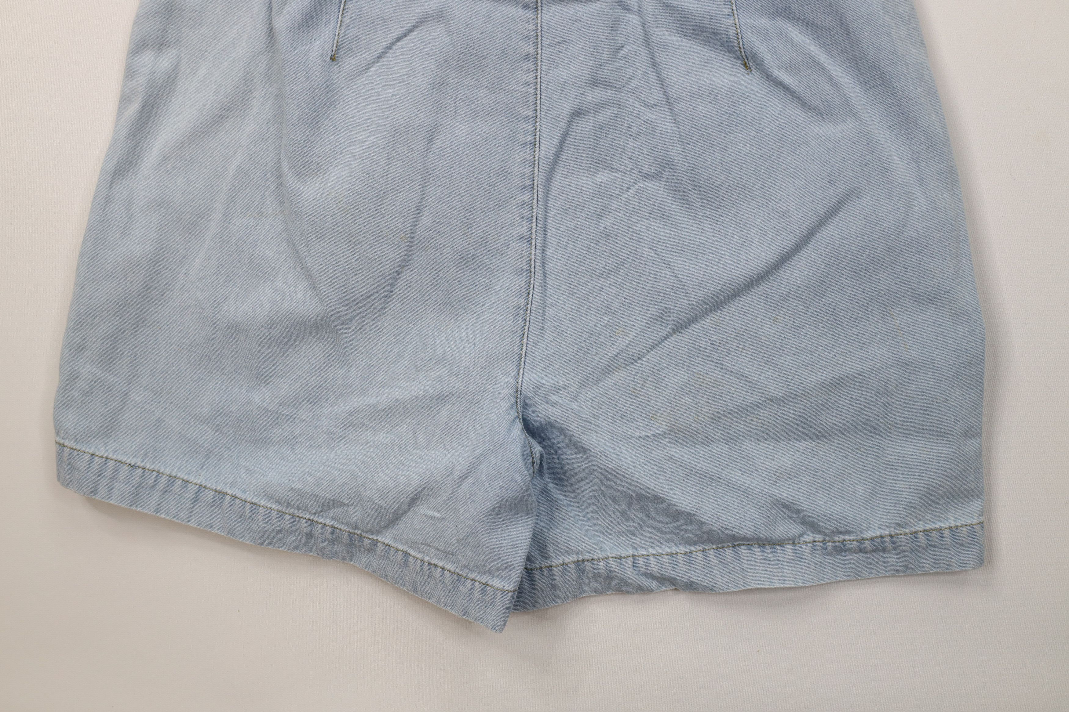 Vintage Vintage 90s Streetwear Stonewash Denim Shorts Blue Cotton Size 32" / US 10 / IT 46 - 11 Thumbnail