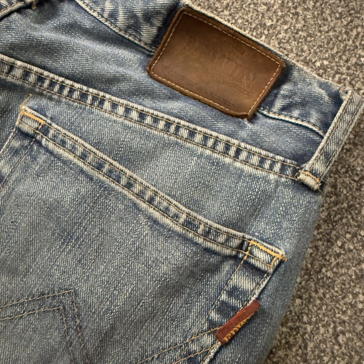 Edwin 90s Japanese Edwin Lot 0140 Distressed Faded Jeans Size US 32 / EU 48 - 11 Thumbnail