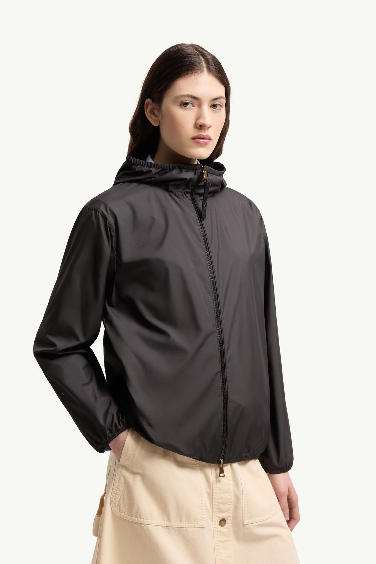 Moncler o1B3y1r0526 Fegeos Hooded Jacket in Black Size S / US 4 / IT 40 - 2 Thumbnail