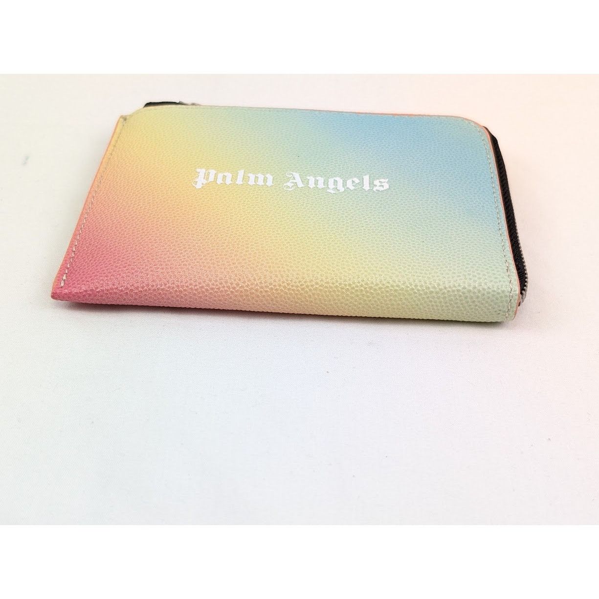 Palm Angels o1rshd1 Q: 3 / Size: OS / Rainbow Logo Zipped Card Holder Size ONE SIZE - 3 Thumbnail