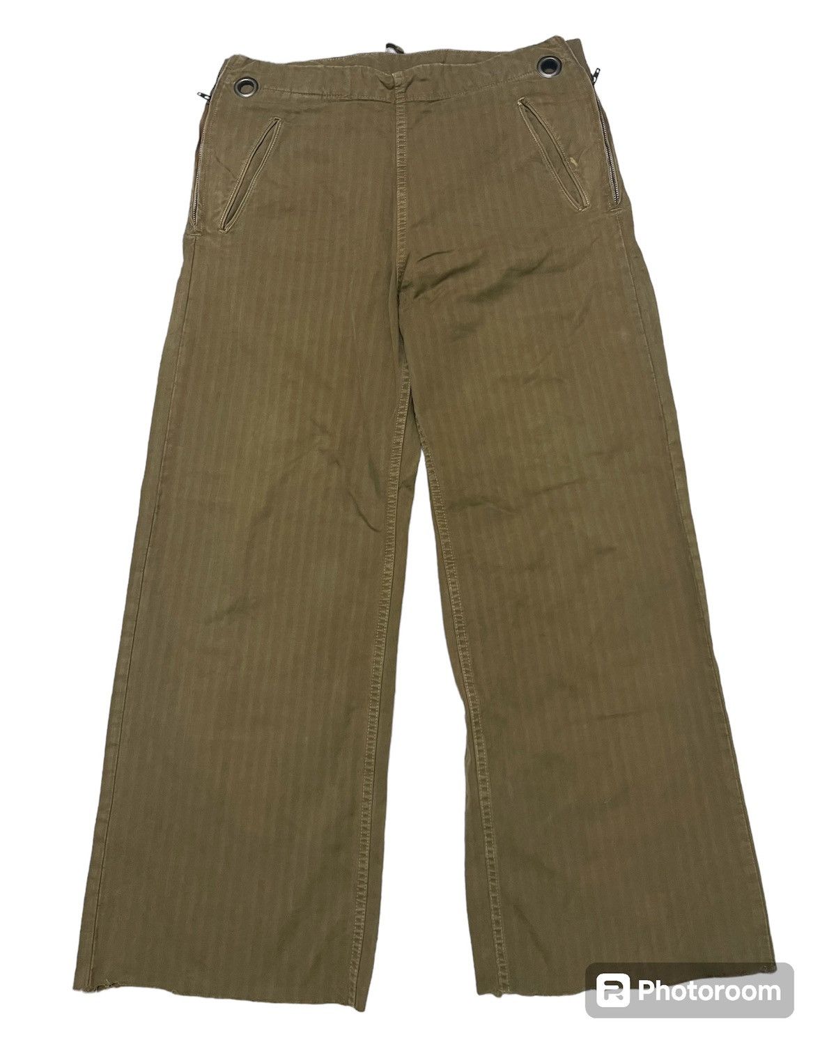 Kapital 🔥RARE🔥KAPITAL CROPPED PANT SIDE ZIPPER CHOPPED ON BOTTOM Size US 30 / EU 46 - 2 Thumbnail