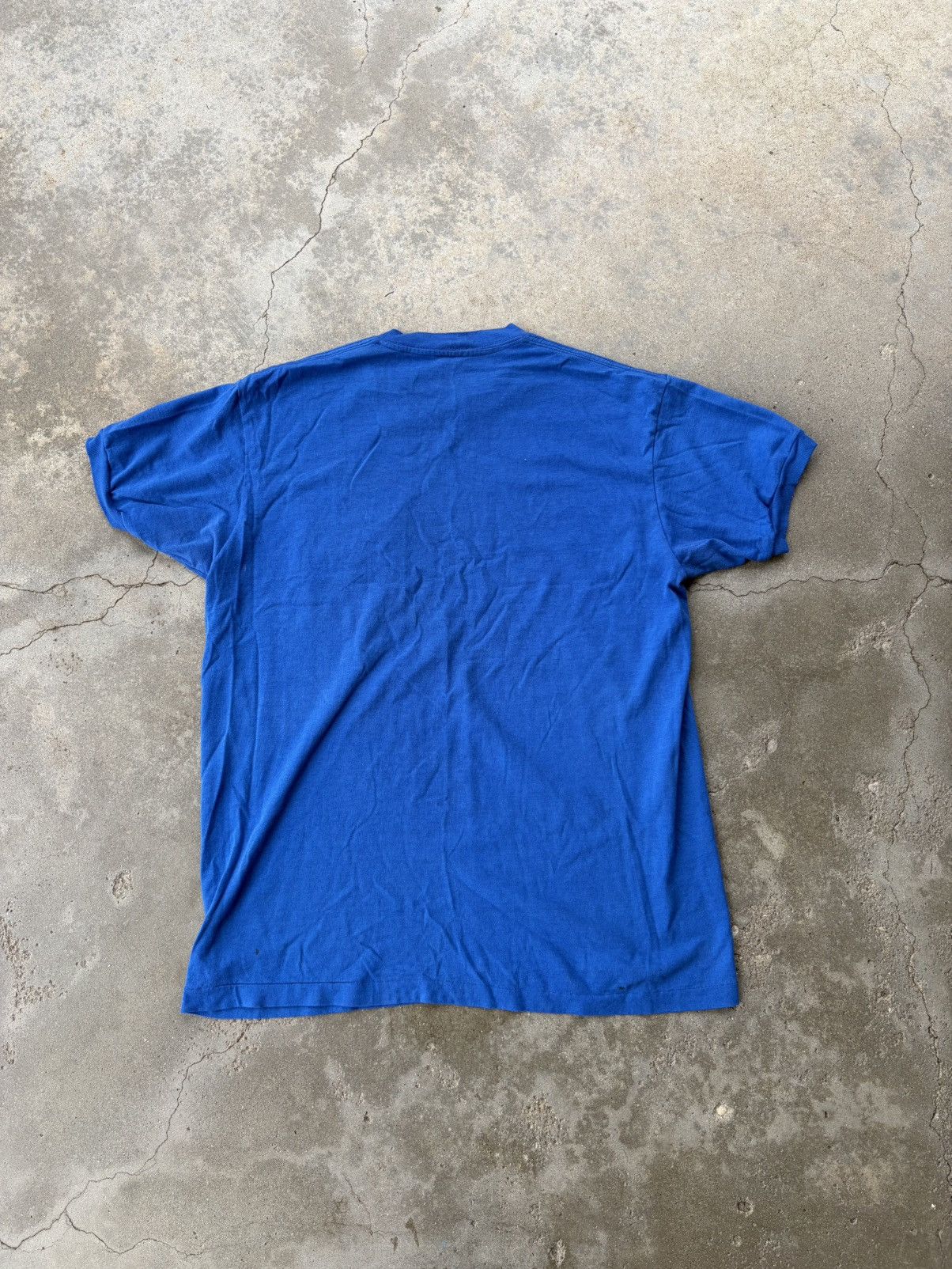 Vintage Vintage 70s/80s Pocket Tee Size US L / EU 52-54 / 3 - 3 Thumbnail