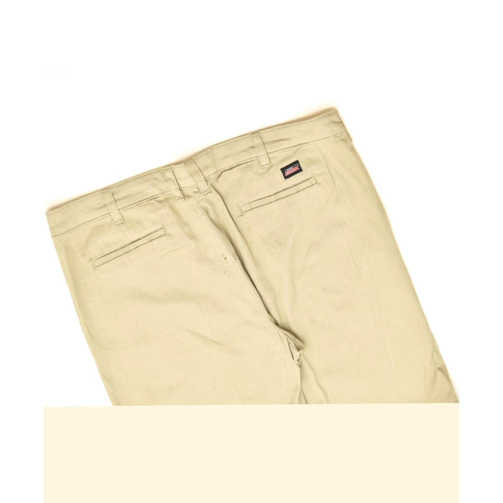 Dickies DICKIES Womens Bootcut Chino Trousers US 14 2XL W36 L27 Khaki Classic PA02 Size 40" / US 18 - 3 Thumbnail