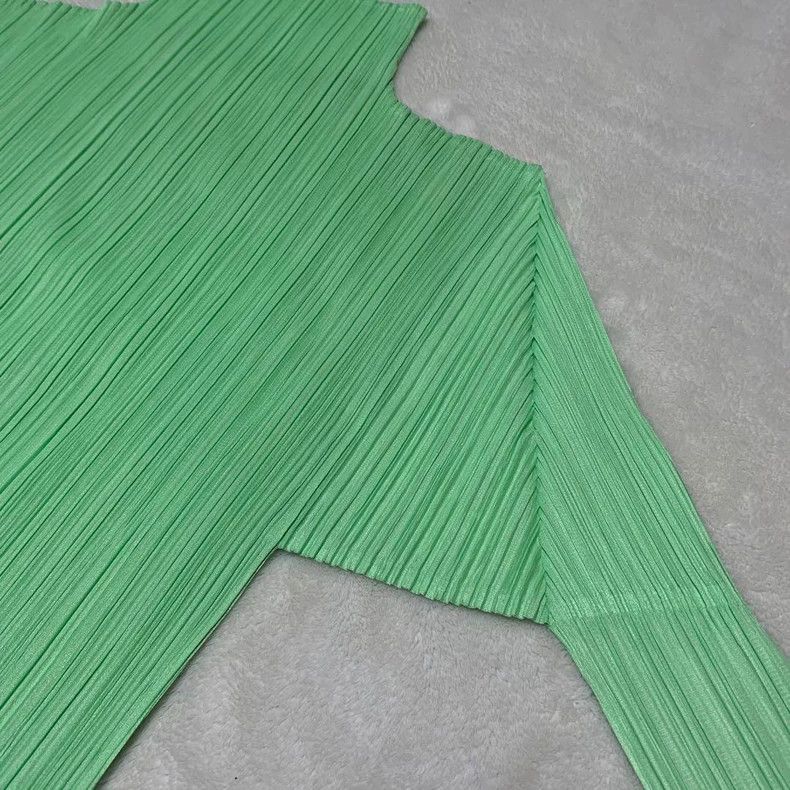 Issey Miyake Issey Miyake size:3 Blue pleated long-sleeved shirt Size M / US 6-8 / IT 42-44 - 2 Thumbnail