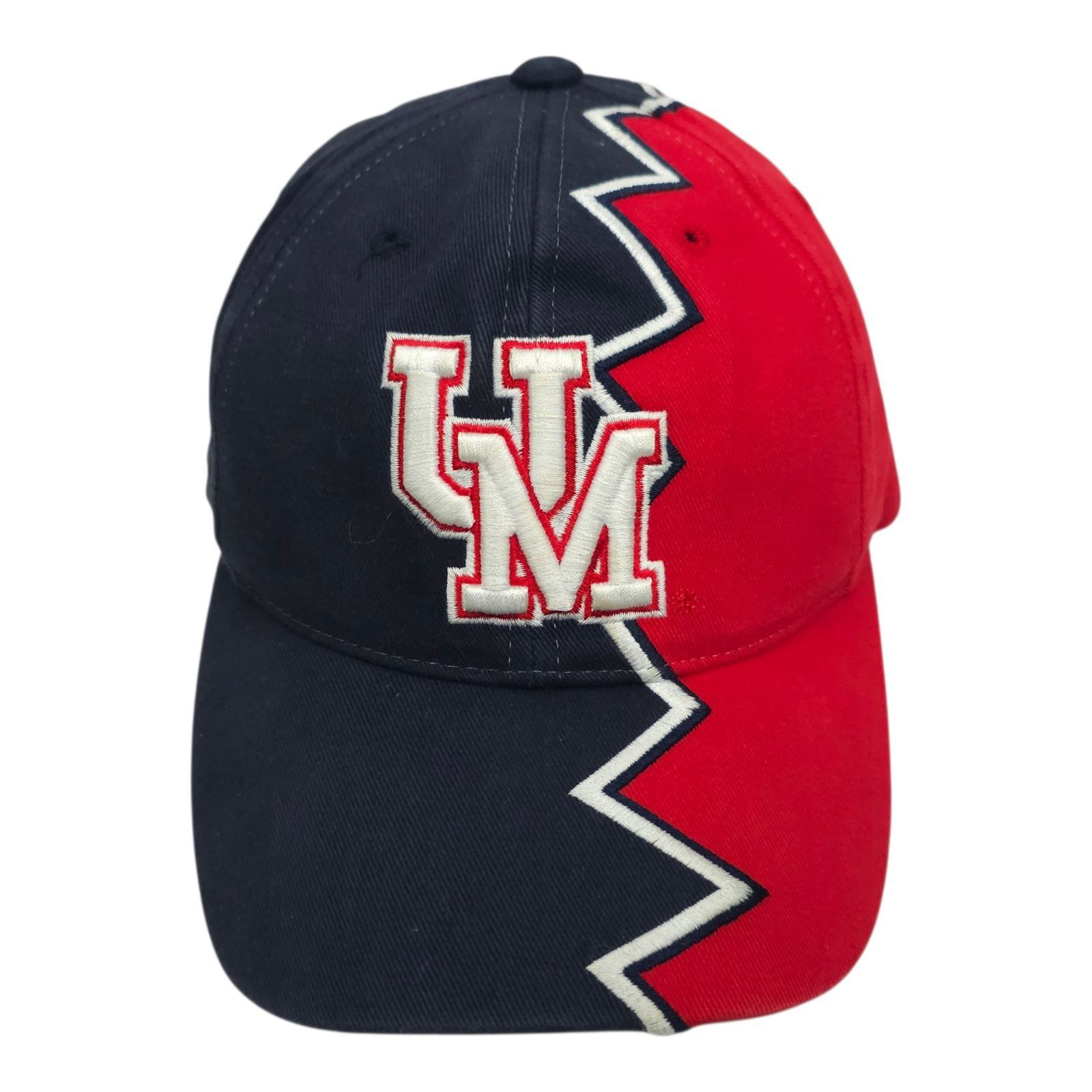 Starter Starter Ole Miss Rebels Hat Split Zig Zag OSFM Cap Y2K Shark Size ONE SIZE - 1 Thumbnail